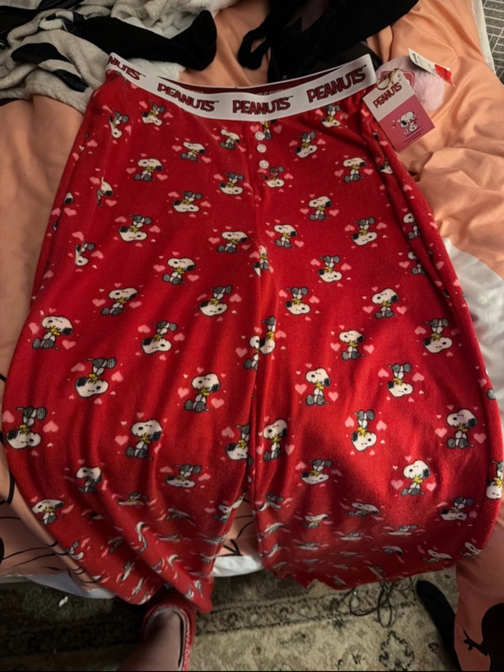 Peanuts Red Snoopy Women’s Lounge Pajama Pants